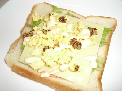 朝食卓まで3分♪　ふわふわ卵サンドイッチの写真