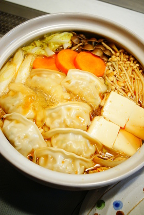 ✿餃子鍋☆ピリ辛ポン酢味✿