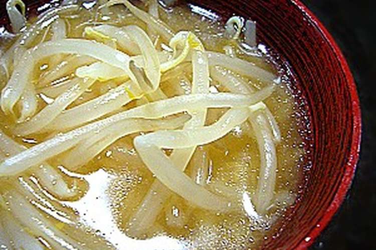 いい味出してます もやしの生姜入り味噌汁 レシピ 作り方 By Aki Kazumi クックパッド 簡単おいしいみんなのレシピが354万品