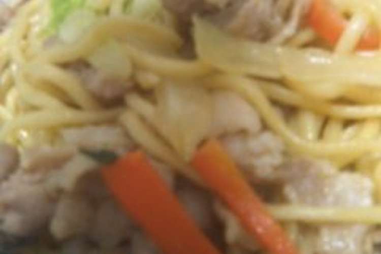 鶏がらスープde塩焼きそば レシピ 作り方 By こまぺん クックパッド