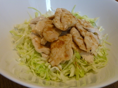 キャベツを食べよう☆鶏ムネ肉の生姜焼きの写真
