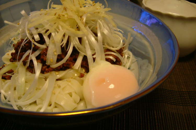 冬のジャジャ麺 レシピ 作り方 By くっすーさん クックパッド