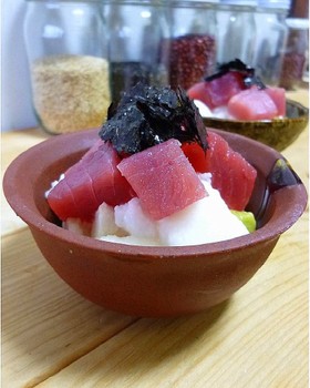 簡単!マグロとサクサク長芋☆