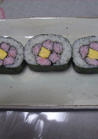 お花の巻き寿司