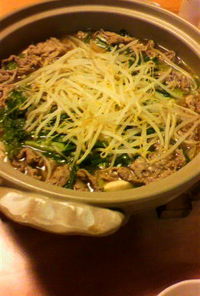 辛くない韓国風あさり&豆腐&牛肉のお鍋