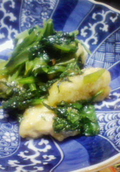 小松菜とささ身のあっさり味の炒め物の画像