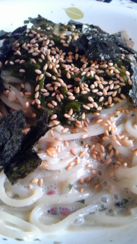 納豆×豆乳で簡単に和風クリームパスタの画像