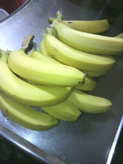 冷凍バナナストック方法の写真
