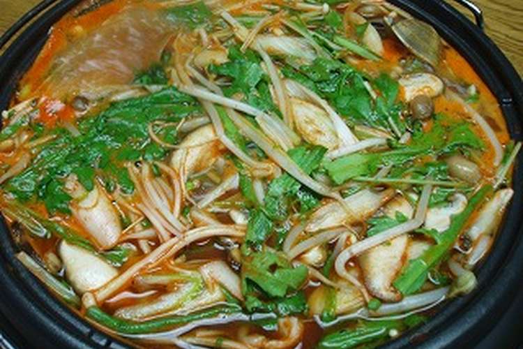 韓国料理 海鮮鍋 レシピ 作り方 By 京のソナタ クックパッド 簡単おいしいみんなのレシピが352万品