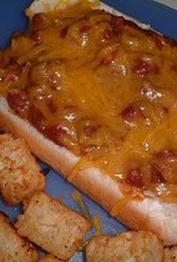 Chili Cheese Hotdog　チリチーズ　ホットドッグ