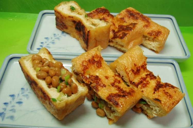 栃尾揚げの納豆 ねぎ味噌詰め レシピ 作り方 By Yamabuki1 クックパッド 簡単おいしいみんなのレシピが352万品