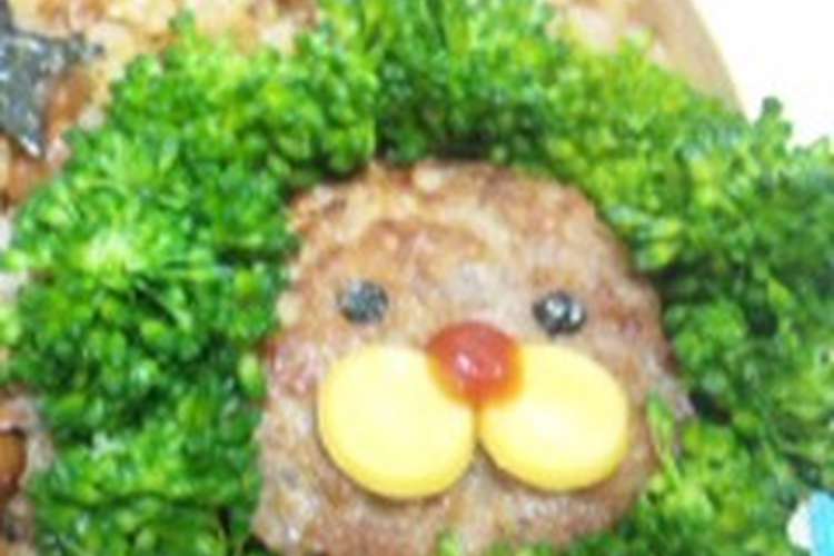ポンデ風ライオン簡単かわいい動物キャラ弁 レシピ 作り方 By りちゃ ん クックパッド 簡単おいしいみんなのレシピが370万品