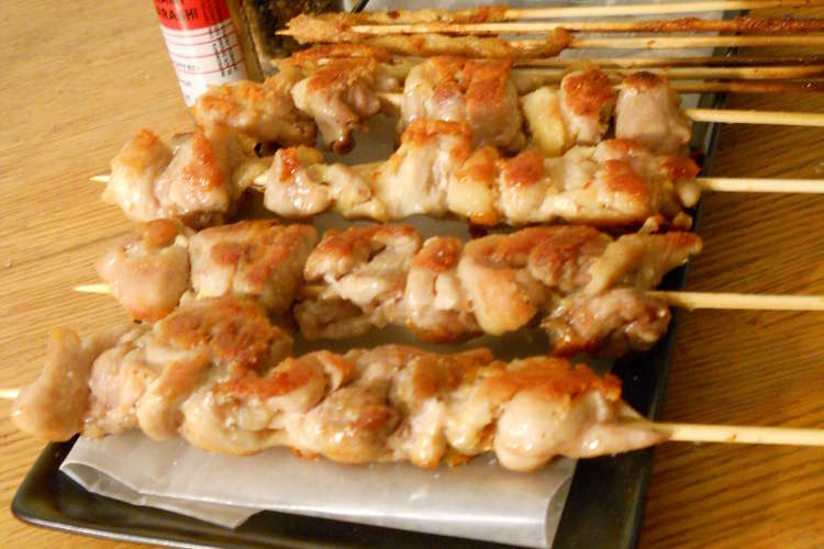 フライパンで塩焼き鳥！カリっ！ジュワ～