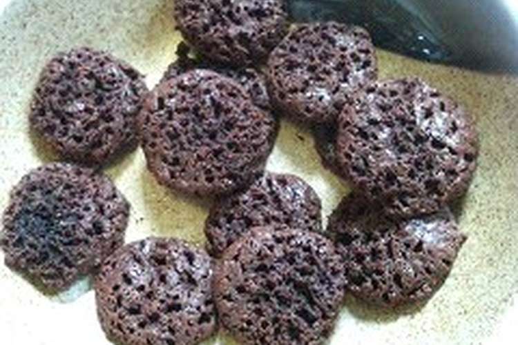 レンジで40秒 焼きチョコなクッキー レシピ 作り方 By よっつぉん クックパッド