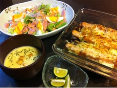 ☆簡単☆秋鮭とキノコのマヨオーブン焼きの写真
