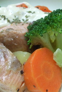 鮭と野菜のポトフ