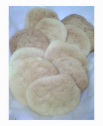 ホットケーキミックスで作るアイスボックスクッキーの写真