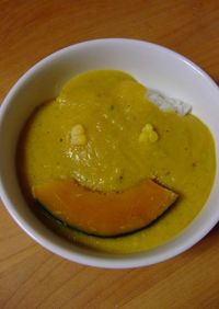 マクロビランチ南瓜野菜スープ＆子供カレー