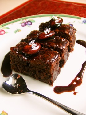 高カロリーなチョコレートケーキ