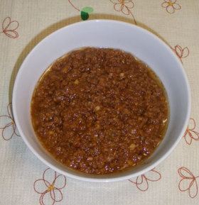自家製肉味噌☆