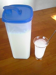 手作り乳酸飲料(カルピス風)の写真