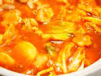 トマトカレー鍋の画像