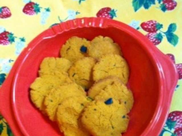 赤ちゃんにも かぼちゃときな粉のクッキー レシピ 作り方 By いのマウス クックパッド