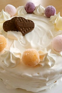 記念日に♡アイスデコレーションケーキ