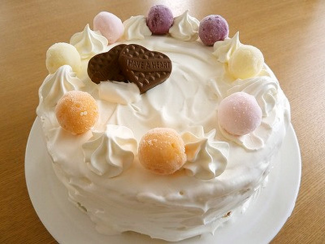 記念日に アイスデコレーションケーキ レシピ 作り方 By Sae371 クックパッド