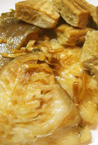 白身魚と高野豆腐の煮付け