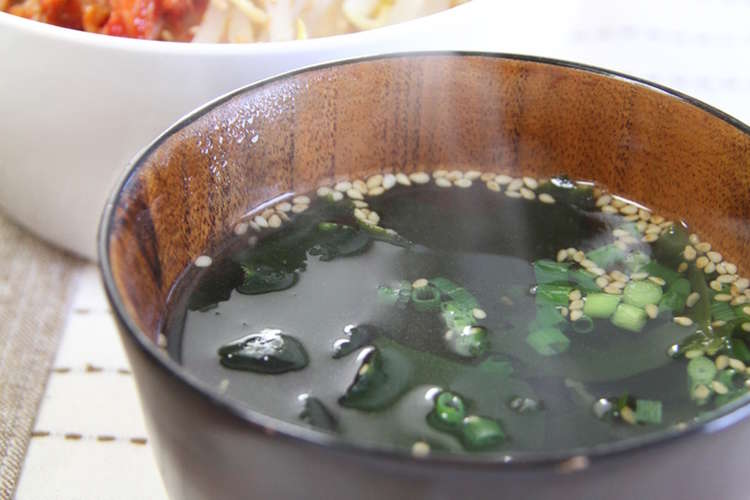 鍋いらず 簡単わかめスープ レシピ 作り方 By ｈｉｒｏstyle クックパッド