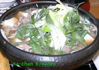 牛肉豆腐鍋の写真