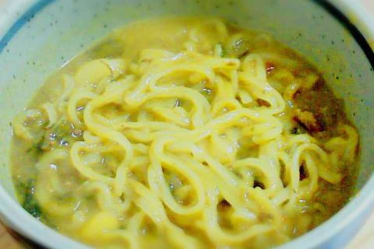 味噌汁でエコなカレーうどん 第２弾 レシピ 作り方 By Rei Mam クックパッド