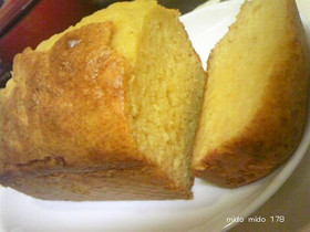 酒かす入りHMパウンドケーキ芳醇な香り♪