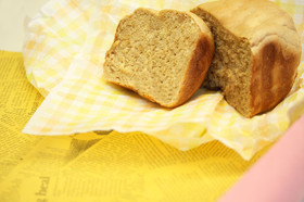 簡単もちもちしっとりの玄米パン【HB】