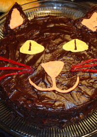 ハロウィンシリーズ☆黒猫ケーキ