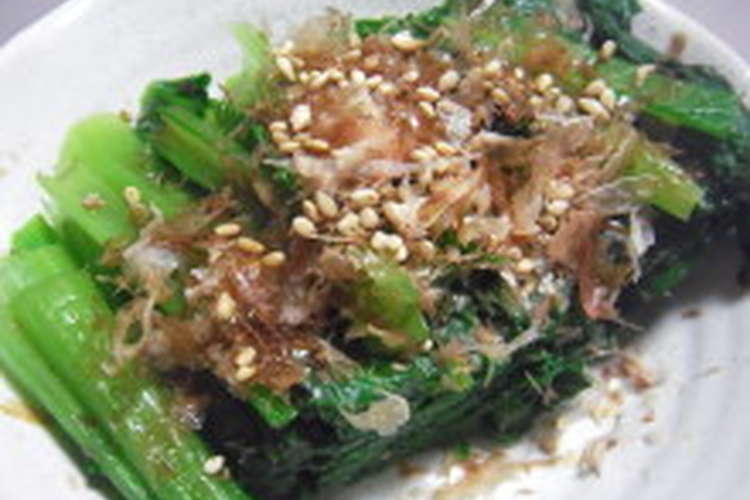 レンジで簡単 小松菜のおひたし レシピ 作り方 By さんじょうまどか クックパッド 簡単おいしいみんなのレシピが363万品