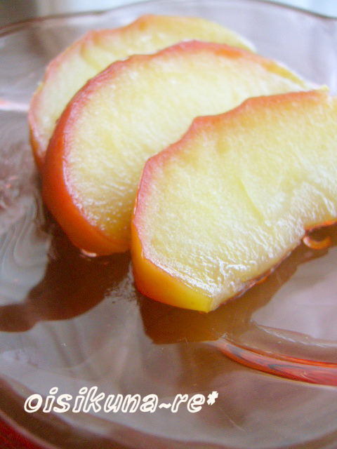 りんごのはちみつレモン煮の画像