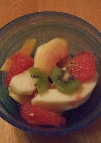 果物のグレープフルーツ漬け