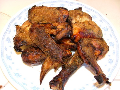 アメリカ　山賊焼き風鶏肉の写真