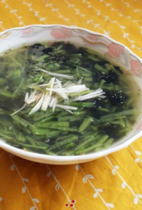 我が家の中華✿大根と海苔のスープ