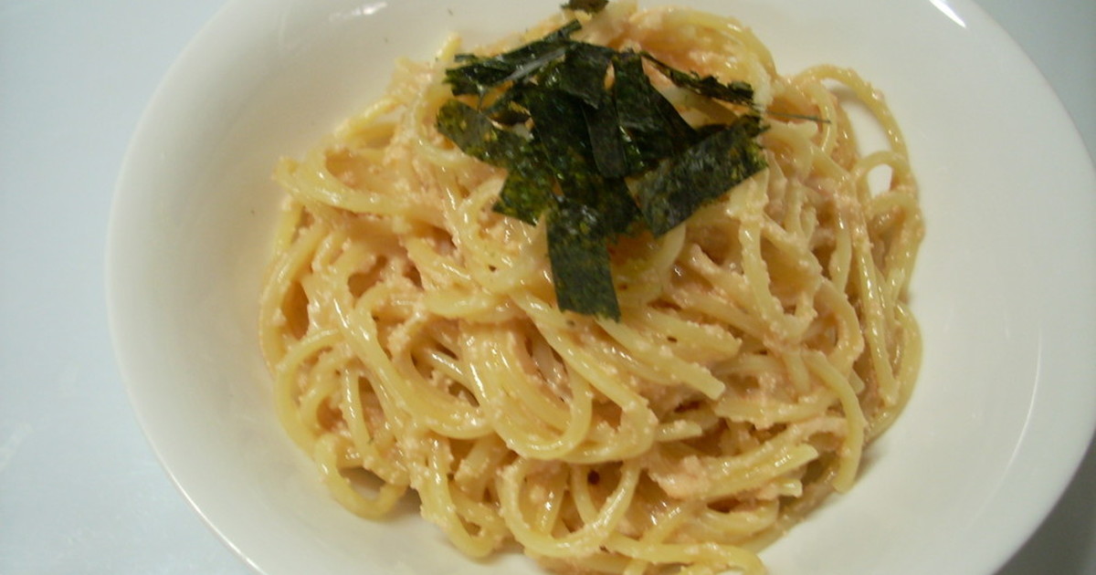 たらこクリームパスタ by mahumi 【クックパッド】 簡単おいしいみんなのレシピが315万品 たらこクリームパスタ by mahumi