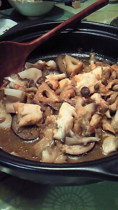 ピリ辛味噌味タジン鍋の画像
