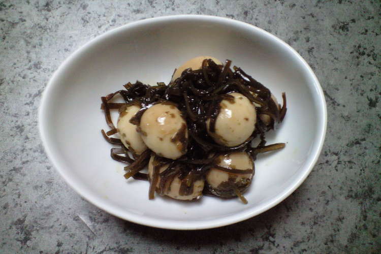 ゆで卵の塩昆布和え レシピ 作り方 By ハナハナコン クックパッド