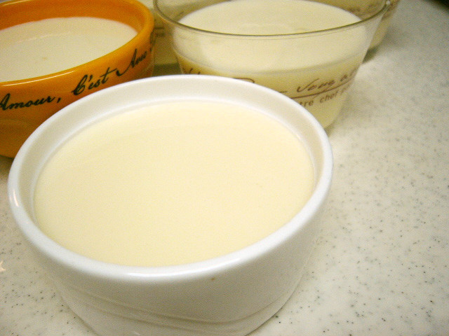 ヘルシー豆乳と豆腐のレアチーズケーキ風の画像