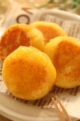 スイートポテト味のさつまいも団子♪