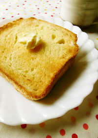 シンプル☆塩バタートースト