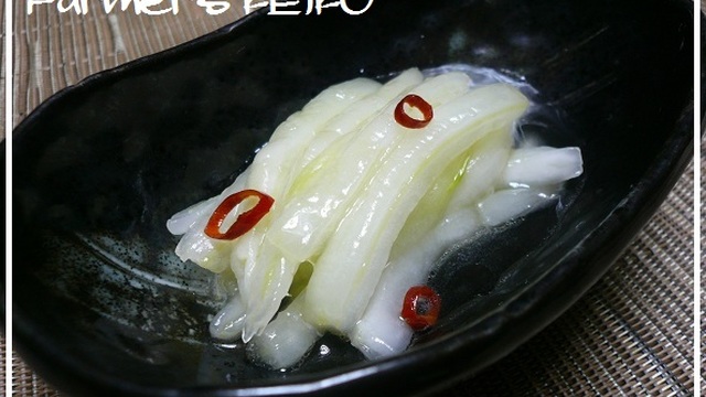 農家のレシピ 白菜の茎の甘酢漬け レシピ 作り方 By Farmersk クックパッド 簡単おいしいみんなのレシピが365万品