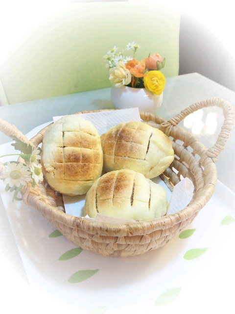 ロールパンで簡単メロンパン☆の画像
