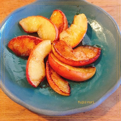 超簡単★フライパンで焼きリンゴの写真